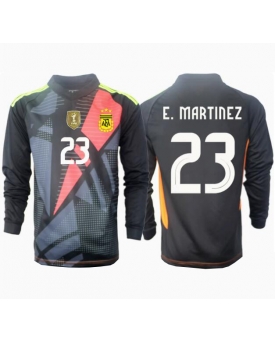 Argentina Emiliano Martinez #23 Portiere Maglia Gara Casa Repliche Copa America 2024 Maniche Lunghe